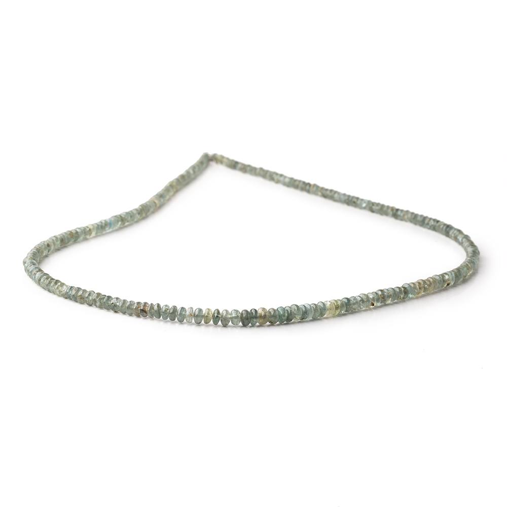 2.5-4mm Indicolite Tourmaline Plain Rondelle Beads 17 inch 212 pieces (ONLINE ORDER ONLY)