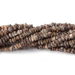 2.5-4mm Rose Chocolate Diamond crystal nugget beads 15 inch 225 pieces (ONLINE ORDER ONLY)