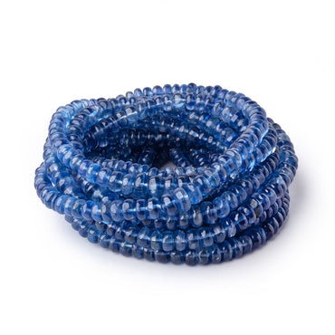 2.5-5.5mm Kyanite Plain Rondelles 15.5 inch 168 beads AA (ONLINE ORDER ONLY)