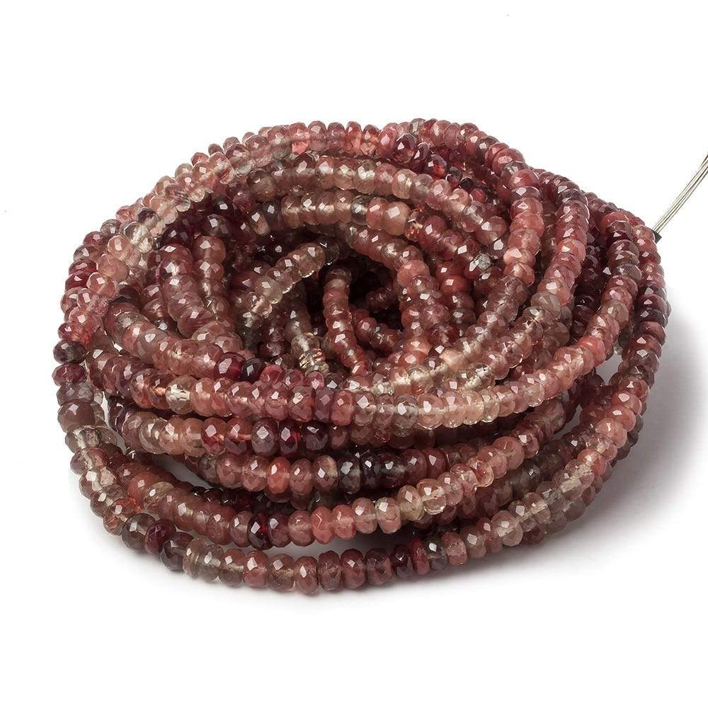 2.5-5mm Andesine Faceted Rondelle Beads 18 inch 210 pieces (ONLINE ORDER ONLY)