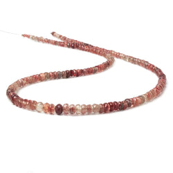 2.5-5mm Andesine Faceted Rondelle Beads 18 inch 210 pieces (ONLINE ORDER ONLY)