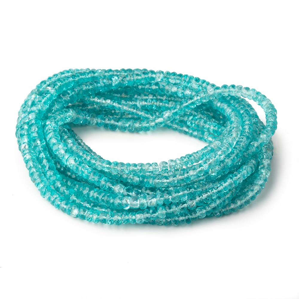 2.5-5mm Apatite faceted rondelle Beads 16 inch 172 pieces AA (ONLINE ORDER ONLY)