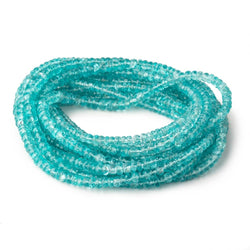 2.5-5mm Apatite faceted rondelle Beads 16 inch 172 pieces AA (ONLINE ORDER ONLY)