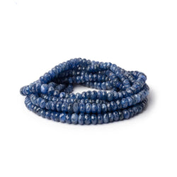2.5-5mm Blue Sapphire Faceted Rondelle Beads 17 inch 234 pieces (ONLINE ORDER ONLY)