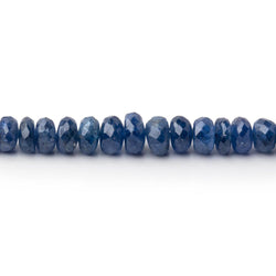 2.5-5mm Blue Sapphire Faceted Rondelle Beads 17 inch 234 pieces (ONLINE ORDER ONLY)