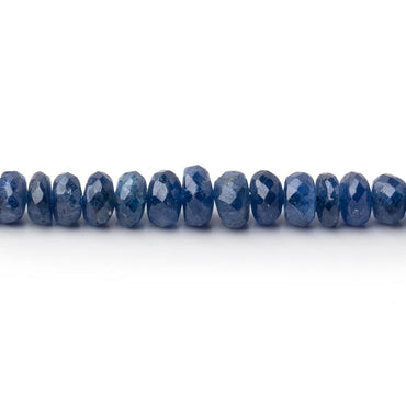 2.5-5mm Blue Sapphire Faceted Rondelle Beads 17 inch 234 pieces (ONLINE ORDER ONLY)