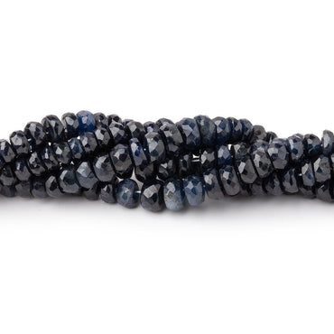 2.5-5mm Cambodian Blue Sapphire Faceted Rondelle Beads 16 inch 209 pieces (ONLINE ORDER ONLY)