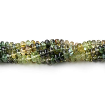 2.5-5mm Shaded Green Tourmaline Plain Rondelle Beads 18 inch 215 pieces AAA (ONLINE ORDER ONLY)