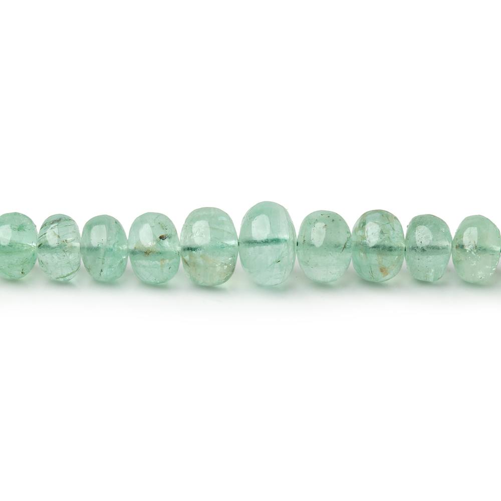 2.5-6.5mm Emerald Plain Rondelle Beads 16 inch 160 pieces AA (ONLINE ORDER ONLY)