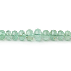 2.5-6.5mm Emerald Plain Rondelle Beads 16 inch 160 pieces AA (ONLINE ORDER ONLY)