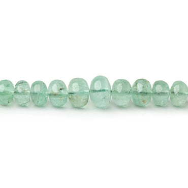 2.5-6.5mm Emerald Plain Rondelle Beads 16 inch 160 pieces AA (ONLINE ORDER ONLY)