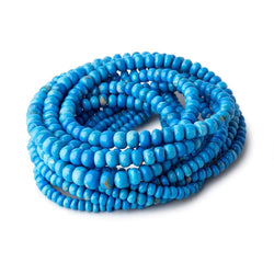 2.5-6mm Ceruleite Plain Rondelle Beads 17 inch 168 pieces (ONLINE ORDER ONLY)