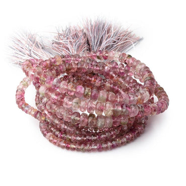 2.5-6mm Multi Color Tourmaline Faceted Rondelle Beads 15 inch 163 pieces (ONLINE ORDER ONLY)