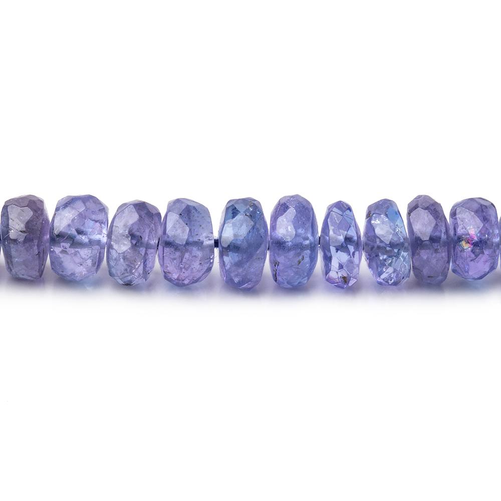 2.5-6mm Tanzanite Faceted Rondelle Beads 15 inch 154 pieces AA (ONLINE ORDER ONLY)