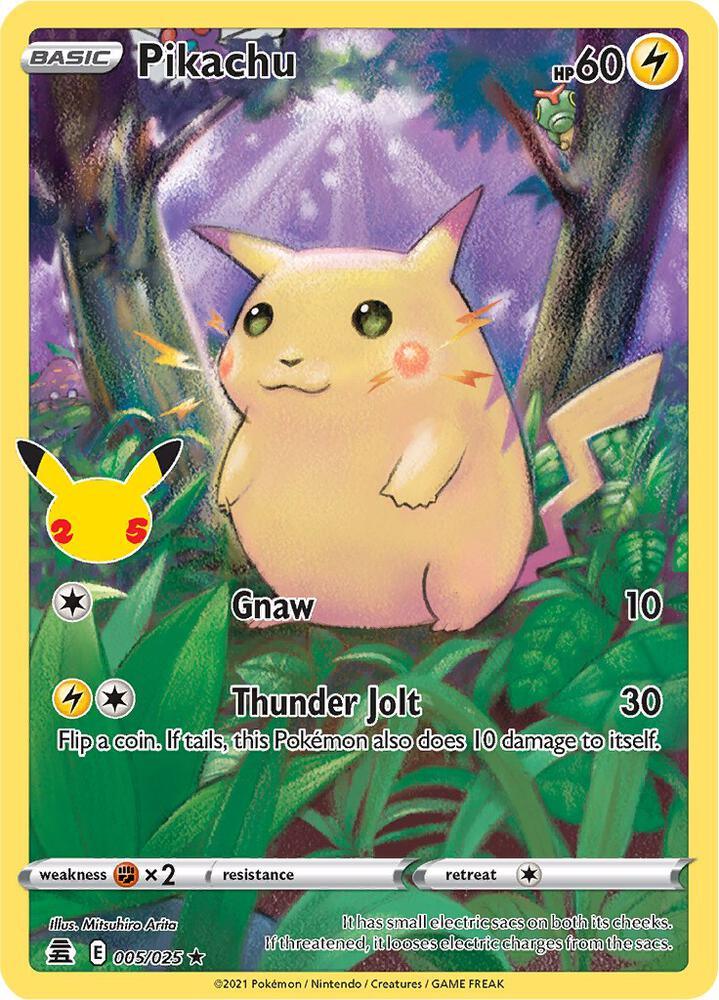 Pikachu (005/025) [Celebrations: 25th Anniversary] (Online Only)