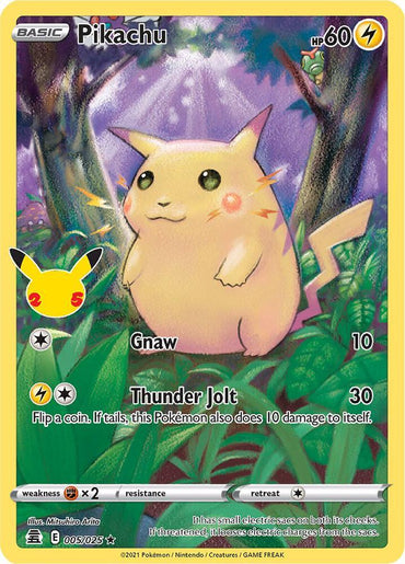 Pikachu (005/025) [Celebrations: 25th Anniversary] (Online Only)