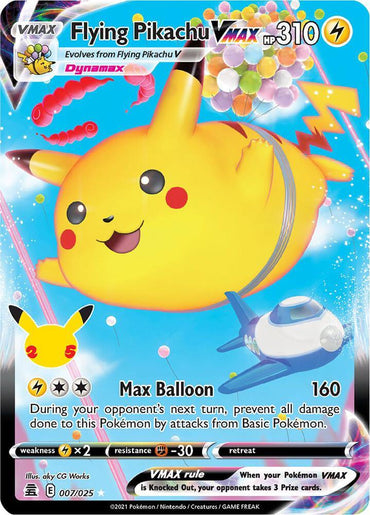 Flying Pikachu VMAX (007/025) [Celebrations: 25th Anniversary] (Online Only)