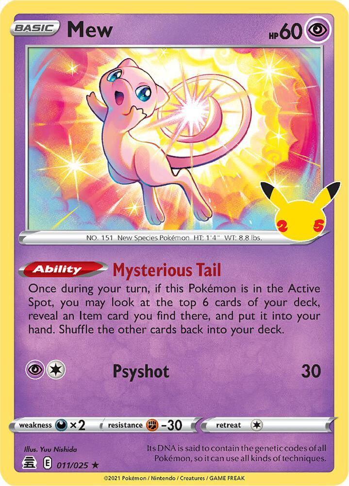 Mew (011/025) [Celebrations: 25th Anniversary] (Online Only)