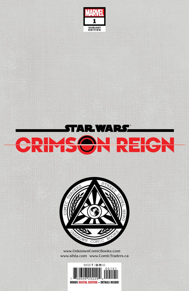 Star Wars Crimson Reign #1 (Of 5) Unknown Comics Tyler Kirkham Exclusive Var (12/01/2021) (12/08/2021) (Online Only)