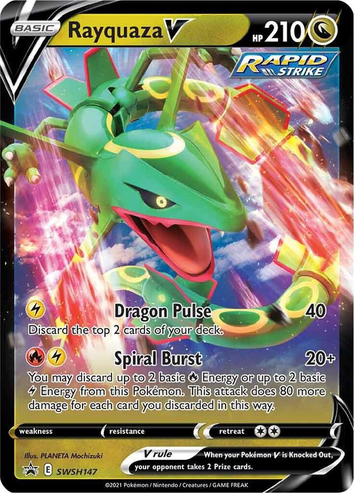 Rayquaza V (SWSH147) [Sword & Shield: Black Star Promos] (Online Only)