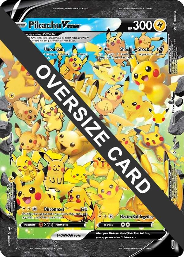 Pikachu V-UNION (Jumbo Card) [Sword & Shield: Black Star Promos] (Online Only)