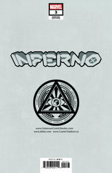 Inferno #3 (Of 4) Unknown Comics David Nakayama Exclusive Color Bleed Var (11/24/2021) (12/08/2021) (Online Only)