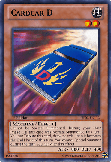 Cardcar D [BP02-EN112] Rare (ONLINE ORDER ONLY)