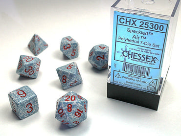 Speckled® Polyhedral Air 7-Die Set Dnd Dice Set CHX25300 White/Grey (Online Only)