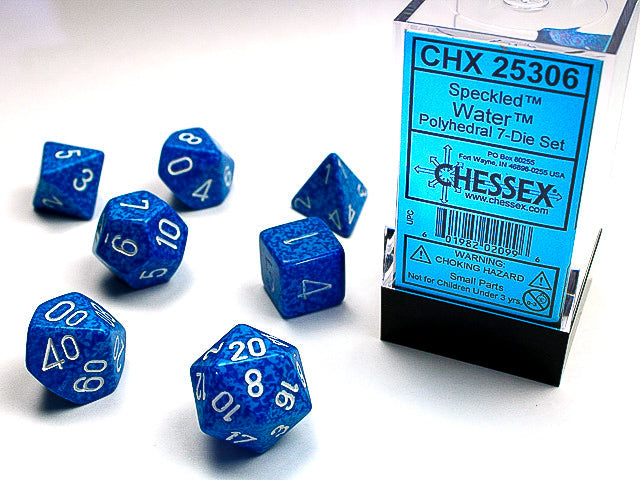 Speckled® Polyhedral Water 7-Die Set Dnd Dice Set CHX25306 Blue (Online Only)