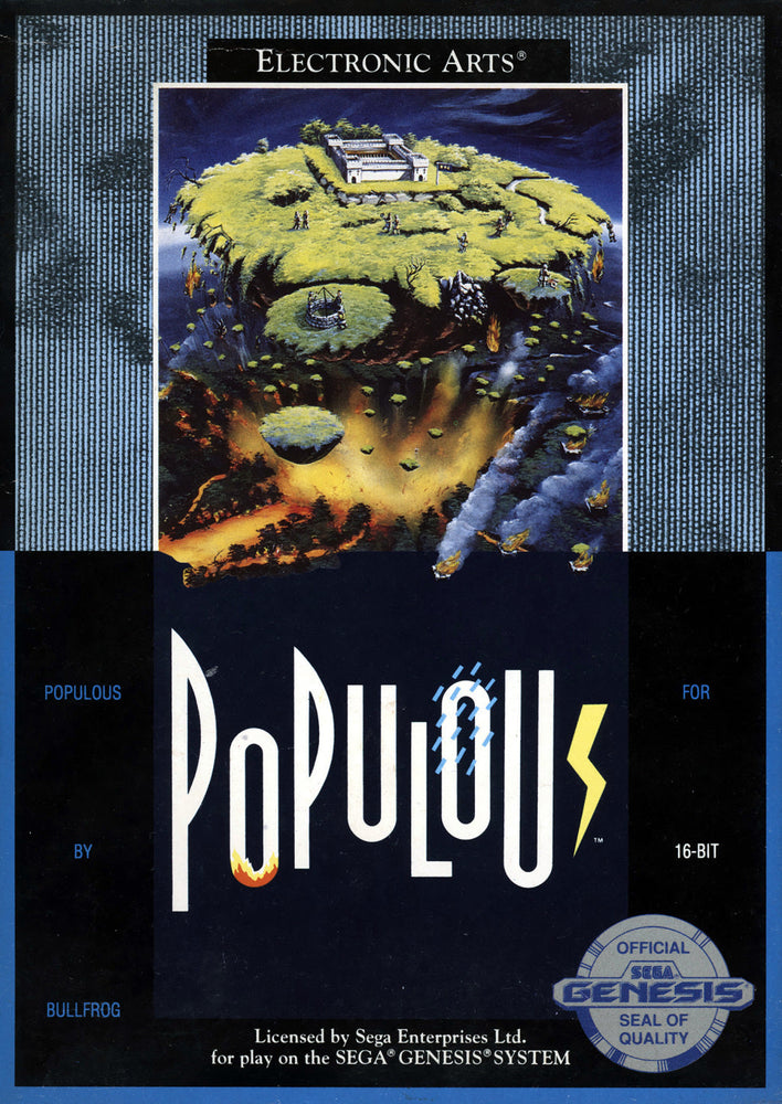 Populous (Sega Genesis) (ONLINE ORDER ONLY)