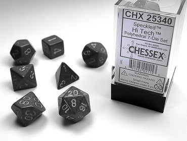 Speckled® Polyhedral Hi-Tech™ 7-Die Set Dnd Dice Set CHX25340 Grey (Online Only)