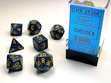 Speckled® Polyhedral Twilight™ 7-Die Set Dnd Dice Set CHX25366 Blue (Online Only)