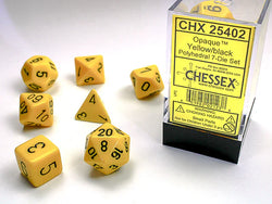 Chessex: Opaque Polyhedral Dice Set (Online Order Only)