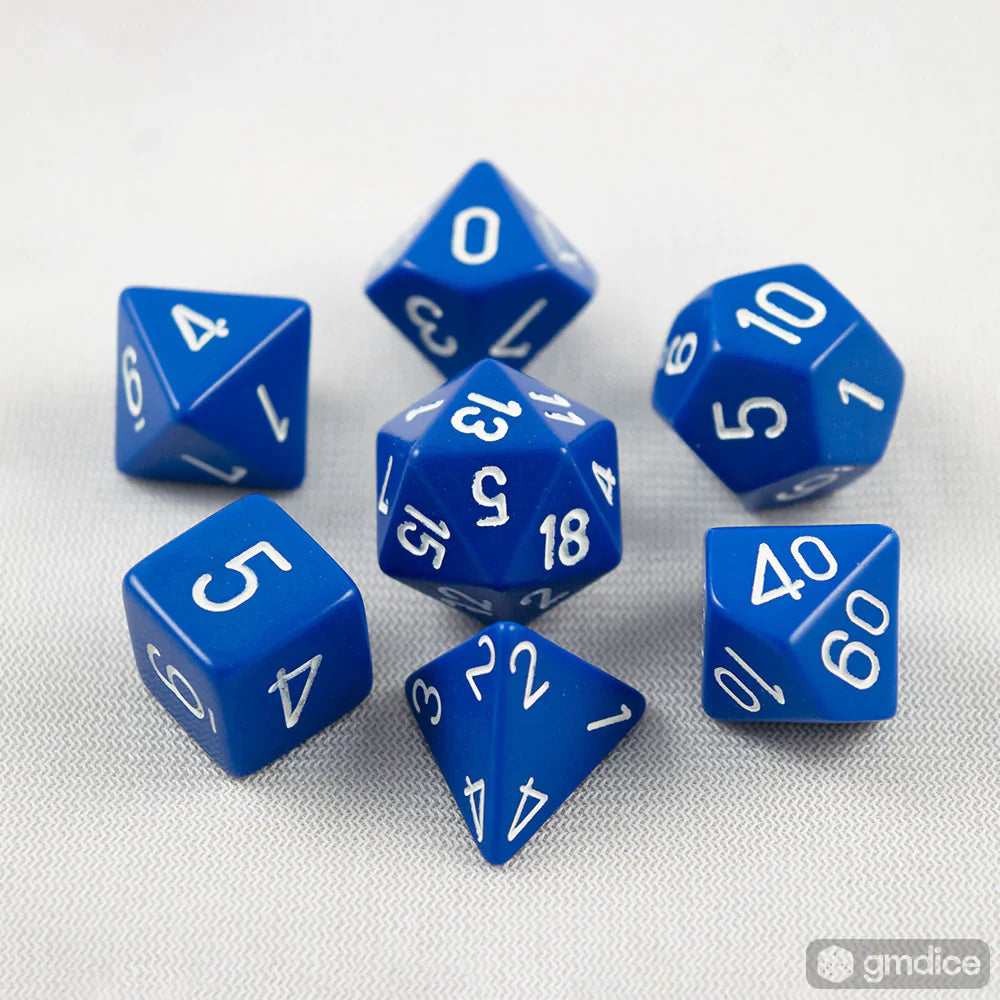 Chessex: Opaque Polyhedral Dice Set (Online Order Only)