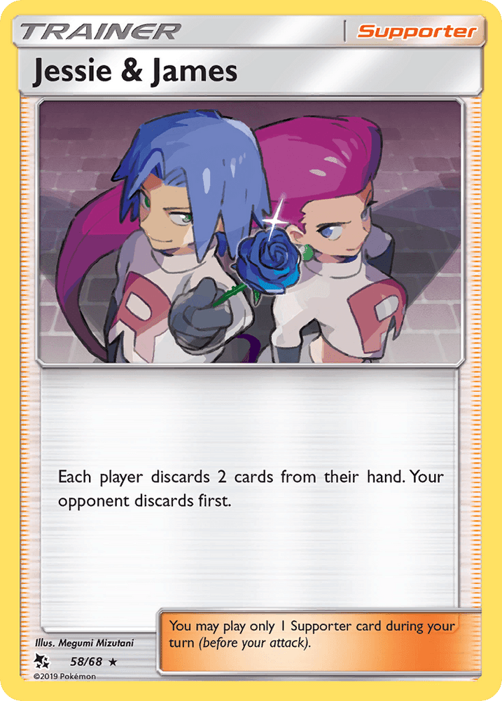 Jessie & James (58/68) [Sun & Moon: Hidden Fates] (Online Only)