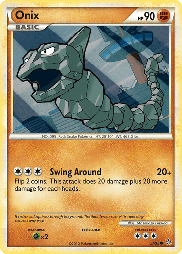 Onix (57/95) [HeartGold & SoulSilver: Unleashed] (Online Only)