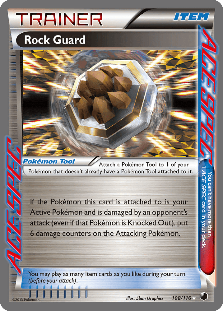 Rock Guard (108/116) [Black & White: Plasma Freeze] (Online Only)