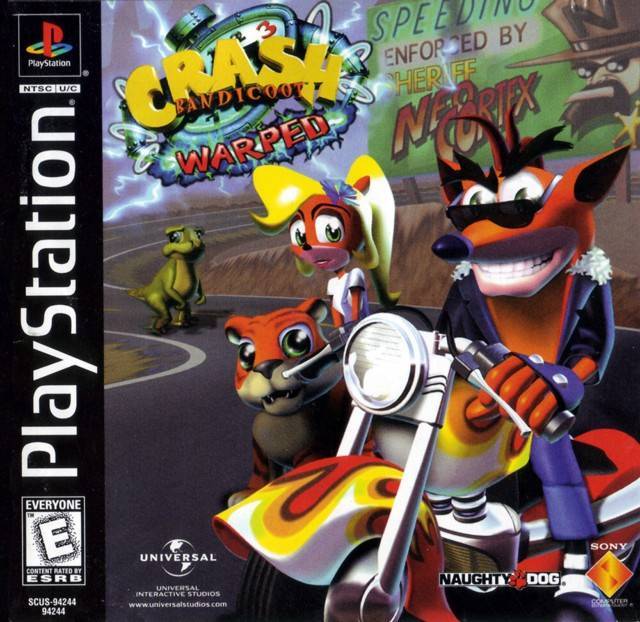 Crash Bandicoot 3: Warped (Holographic Cover) (Playstation) (ONLINE ORDER ONLY)