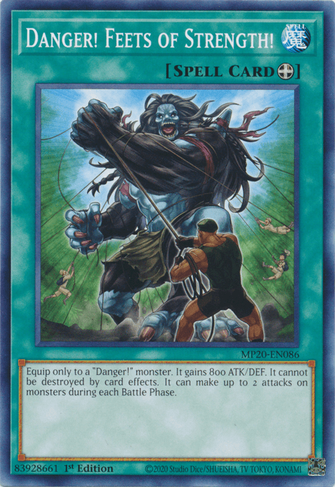 Danger! Feets of Strength! [MP20-EN086] Common (ONLINE ORDER ONLY)
