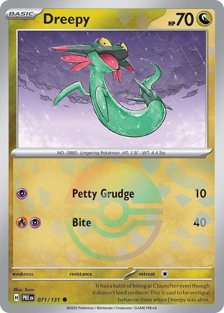 Dreepy (071/131) (Poke Ball Pattern) [Scarlet & Violet: Prismatic Evolutions] (Online Only)