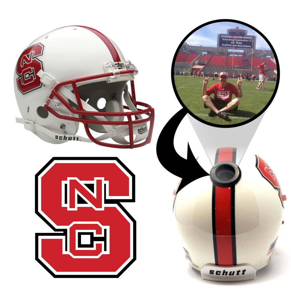 NC State Wolfpack College Football Collectible Mini Helmet - Picture Inside (Online Order Only) (ONLINE ORDER ONLY)