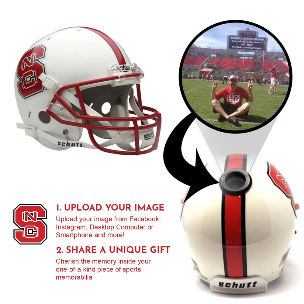 NC State Wolfpack College Football Collectible Mini Helmet - Picture Inside (Online Order Only) (ONLINE ORDER ONLY)