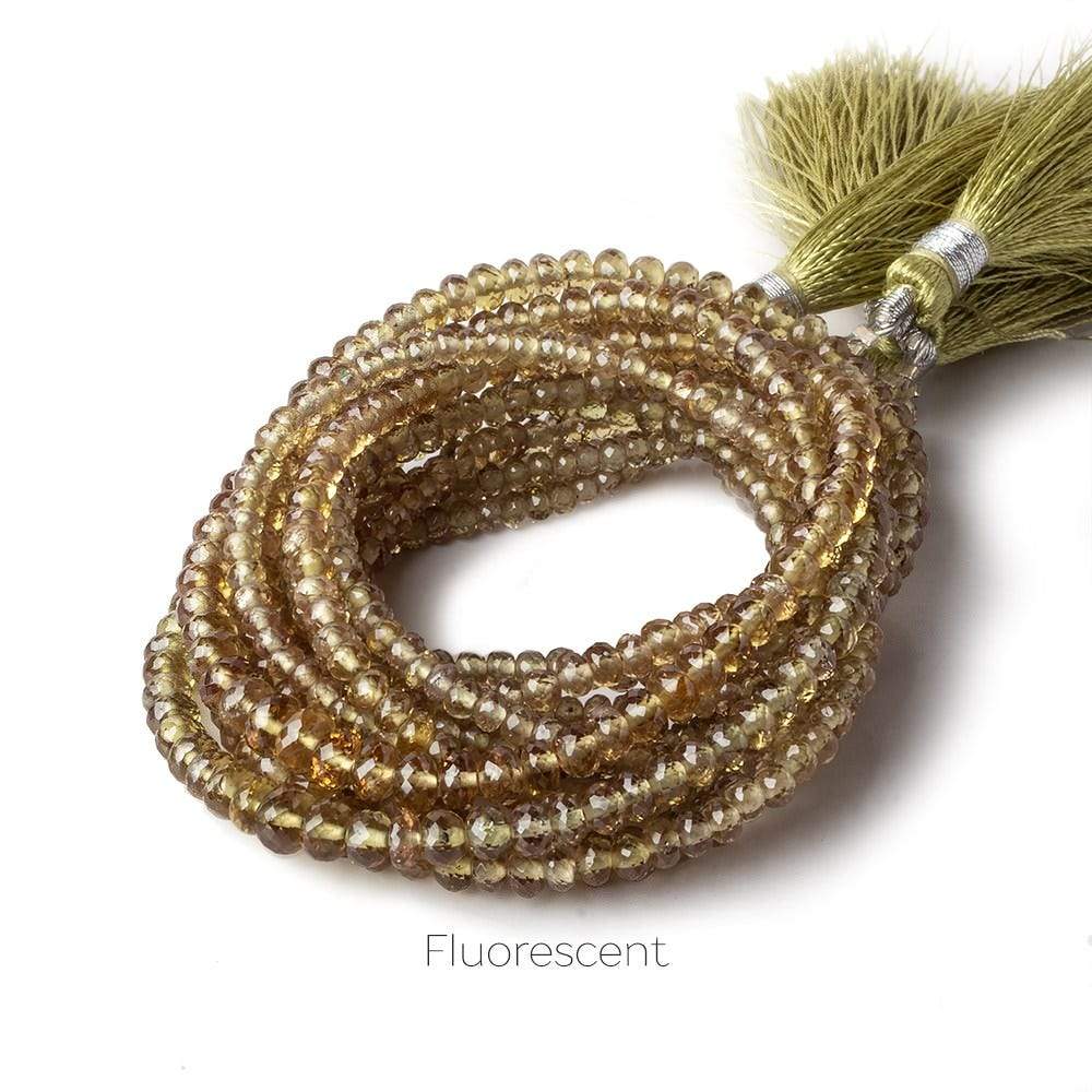 2.5-4.5mm Color Change Garnet Micro-faceted rondelles 16 inch 178 beads AAA (ONLINE ORDER ONLY)