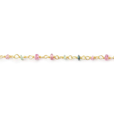 2.5mm Afghani Tourmaline Vermeil Chain by the foot (ONLINE ORDER ONLY)