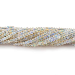 2.5mm Australian Opal Micro Faceted Rondelle Beads 12.5 inch 148 pieces AA (ONLINE ORDER ONLY)