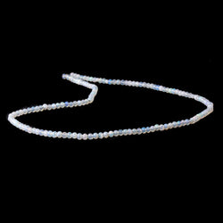 2.5mm Australian Opal micro faceted rondelles 12.5 inch 145 beads (ONLINE ORDER ONLY)