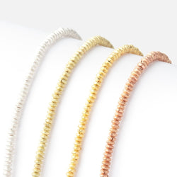 2.5mm Brushed Disc Beads (ONLINE ORDER ONLY)