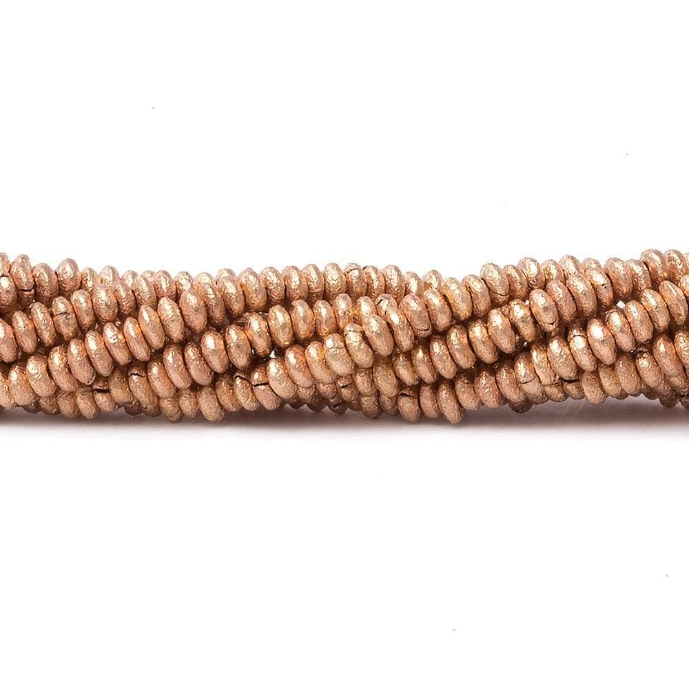 2.5mm Brushed Disc Beads (ONLINE ORDER ONLY)