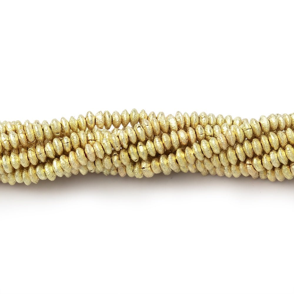 2.5mm Brushed Disc Beads (ONLINE ORDER ONLY)