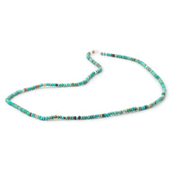 2.5mm Howlite Plain Disc Rondelle Beads 14.5 inch 260 pieces (ONLINE ORDER ONLY)